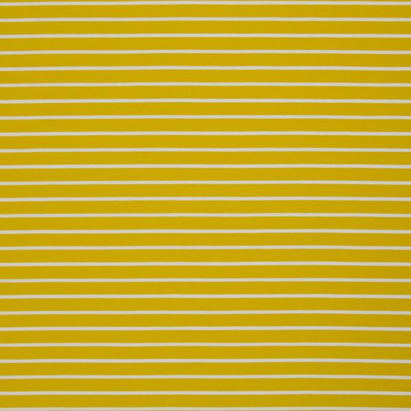 Baumwolljersey Isa Streifen Gelb/Weiß  by Swafing